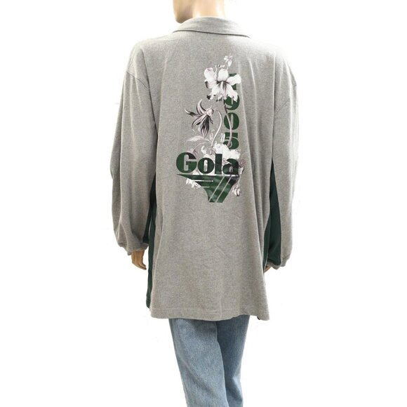 Gola x Anthropologie Team Jersey Mini Dress Floral Graphic Striped XS NWT 276464 - Picture 8 of 10